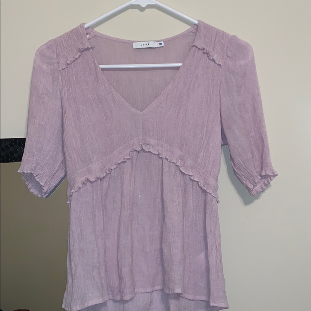 Pink blouse